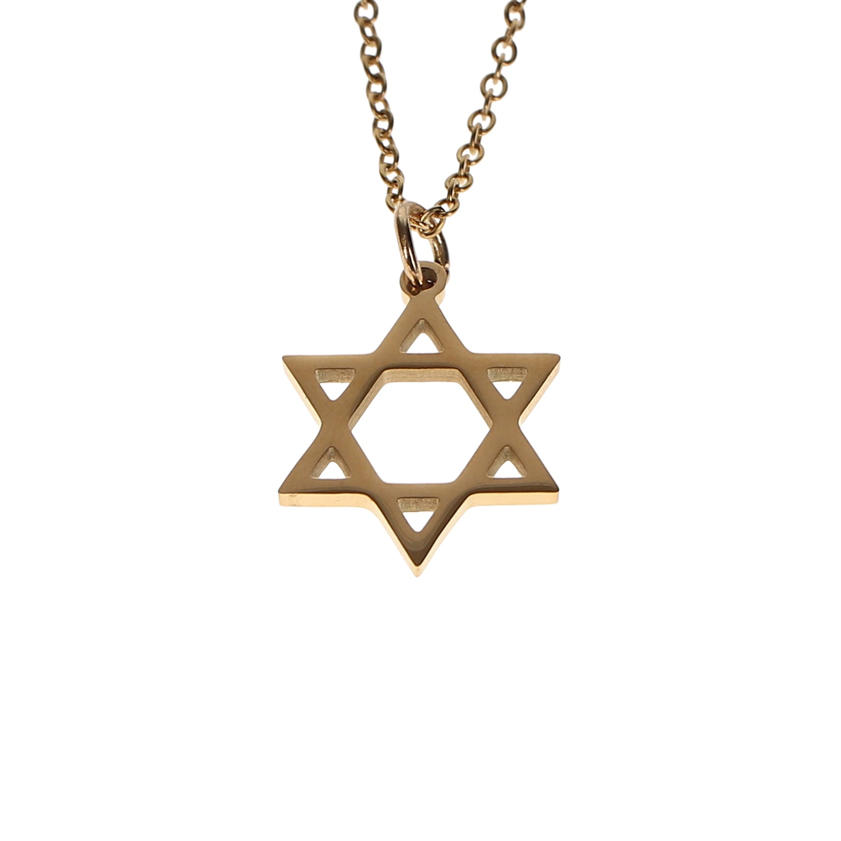 Small gold stainless steel necklace — every purchase supports HaGal Sheli youth programs in Israel.