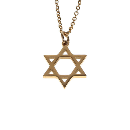 Small gold stainless steel necklace — every purchase supports HaGal Sheli youth programs in Israel.